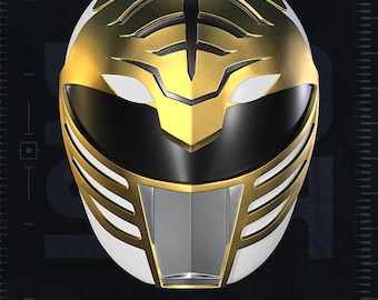 Helmet cosplay prop White ranger | cosplay helmet