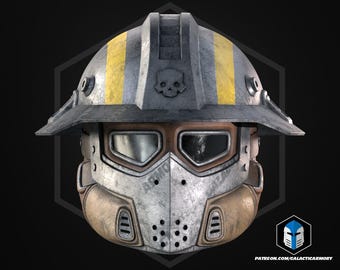 Sapper HD2 cosplay helmet/cosplay helmet/3dprint prop