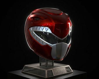 Helmet cosplay prop Red ranger | cosplay helmet
