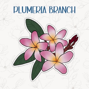 Koekjesvorm Hawaiiaanse bloem (plumeria) tak