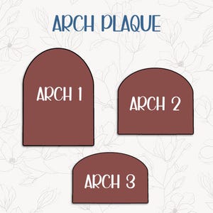 Arch Plaque Cookie Cutter