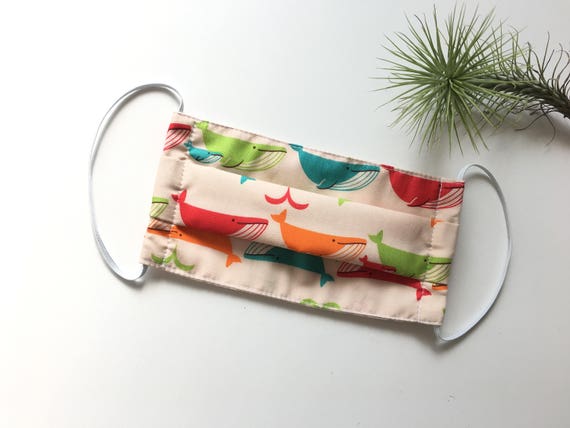 Washable Organic Cloth Surgical Mask Adult Size Anti Dusk Etsy