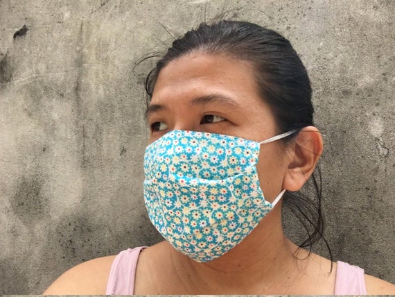 Organic Cloth Surgical Mask/ Reusable Face Mask/ Cloth Dusk | Etsy