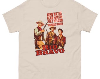 Rio Bravo T-Shirt – Vintage Western Tribute to John Wayne Classic