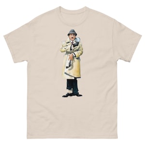 Vintage detektivkomedi-T-shirt | Retro 1970-talsfilminspirerad grafisk T-shirt | Klassisk rolig utredartröja | Kultfilmhumorgåva
