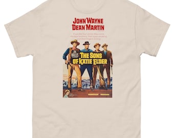 Classic Western T-Shirt | 60s Cowboy Movie Graphic Tee | Retro Gunslinger Artwork Shirt | Americana Wild West Film Style Gift Idea