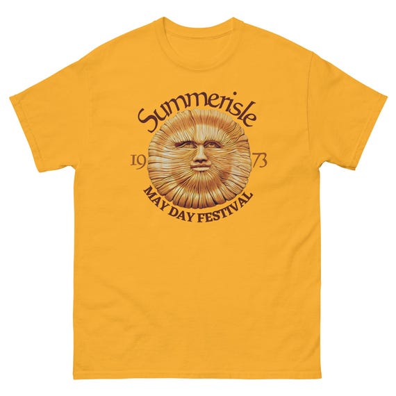 Summerisle Festival T Shirt | The Wicker Man Inspired Tee | Vintage Folk Horror Shirt | Pagan Festival Graphic | Retro Occult Aesthetic