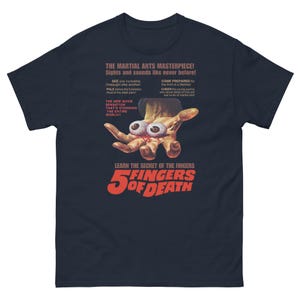 Vintage Kung Fu T Shirt | 1970s Martial Arts Movie Poster Inspired Top | Retro Action Fighting Tee | Cult Film Graphic Gift