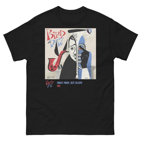 Retro Jazz Art T-Shirt | Abstract Bebop Music Tee | Mid Century Modern Musician Shirt