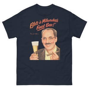 Vintage Groucho Marx Beer T-Shirt – 1950s Retro Ad Style