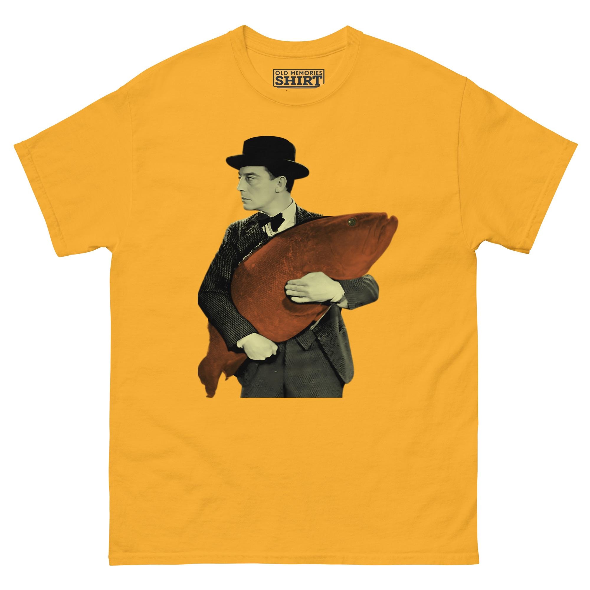 希少◎60sバスター・キートン 肖像画 SMILE vintageスウェット 希少