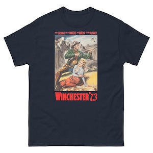 Vintage Western T-Shirt | 50s Cowboy Movie Poster Style | Classic Wild West Graphic Tee | Retro Gunfighter Art Shirt | Americana Gift Idea