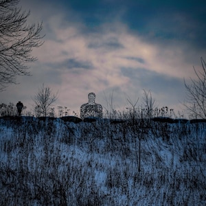 The Calling - Iconic Milwaukee Sculpture Digital Print | Modern Art, Atwater Park, Milwaukee, Wisconsin