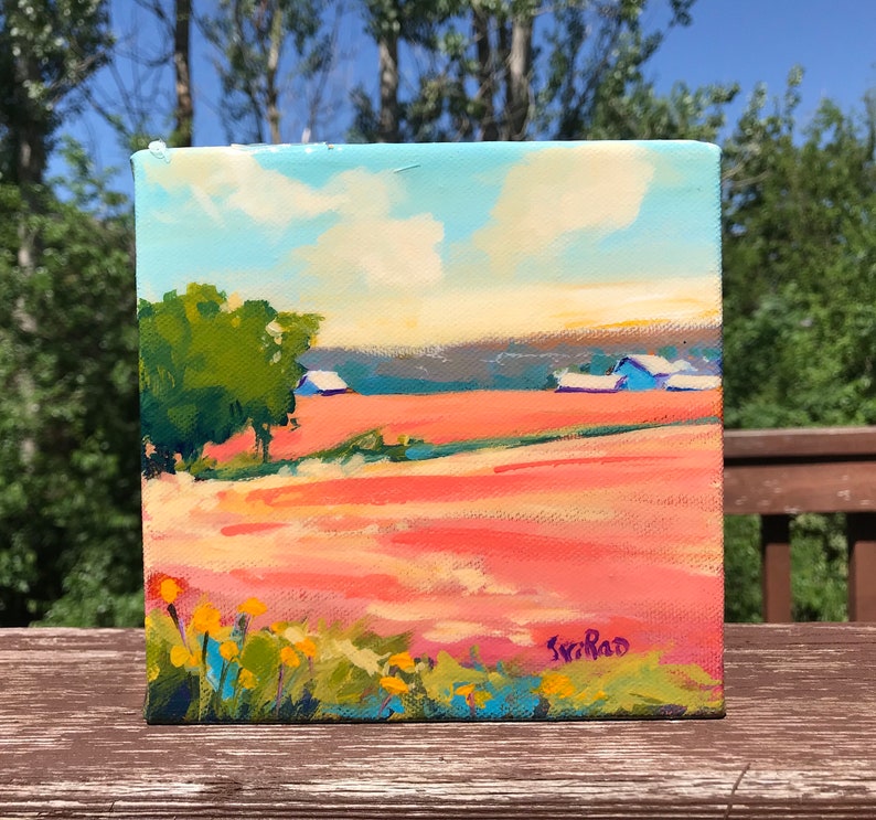 100 Acrylic Landscape Painting Abstract Canvas Image 0