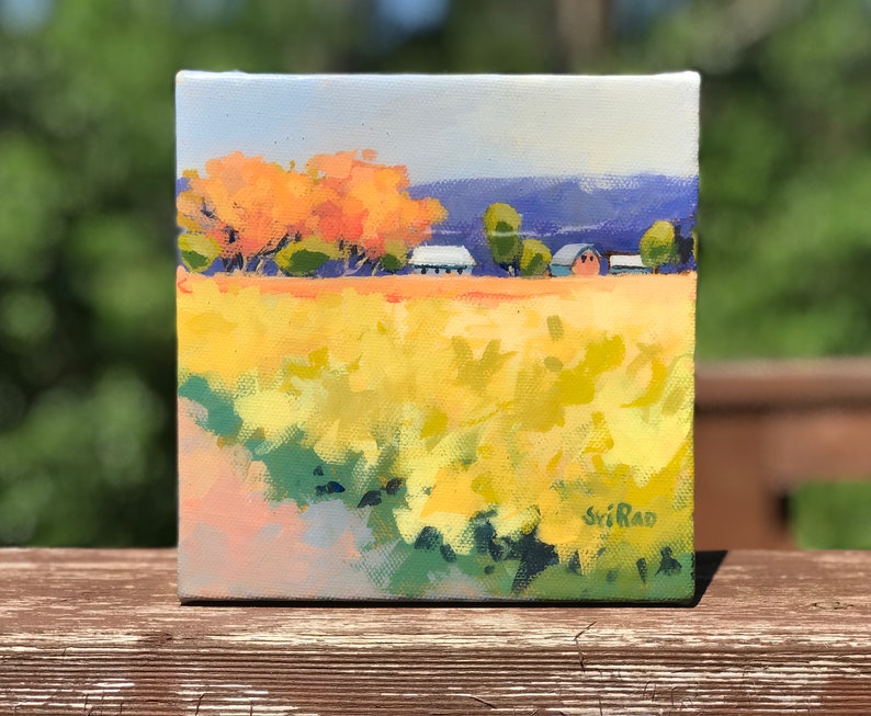 110 Acrylic Landscape Painting Abstract Canvas Image 0