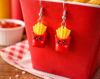 Would you like French Fries with that Earrings • Smiling Foodie Dangles