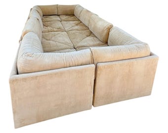Vintage Selig of Monroe Conversation Pit Modular Sectional Sofa Couch Mid Century Modern