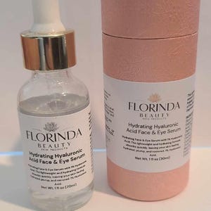 Florinda&#39;s Hydrating Hyaluronic Acid Face & Eye Serum