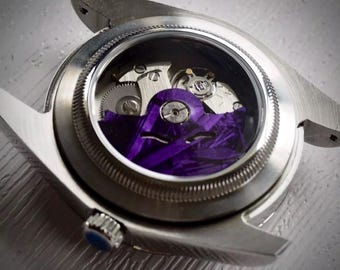 NH35/NH36/NH34  Rotor Cover - Purple forged carbon fibre custom rotor