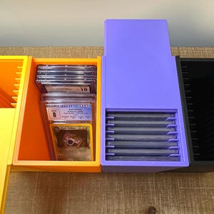Estojo de laje graduada para cartões esportivos TCG