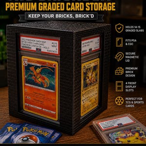 pokemon graded card binder PSA Graded Card Folder Binder Album (60 slabs) Crystal Clear  Raptor Games