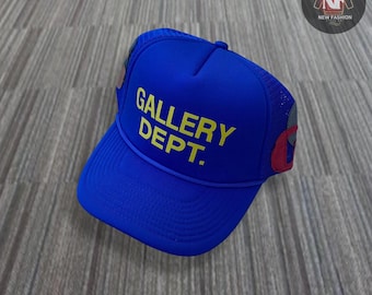 Gallery Dept. Trucker Hat – Blue Mesh Snapback, Streetwear Cap
