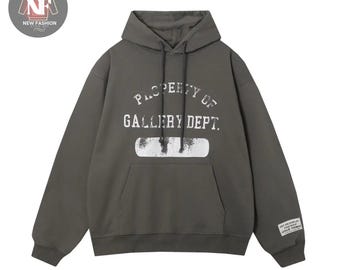 Sweat à capuche style vintage département G | Pull classique avec graffiti PROPRIÉTÉ DES lettres GD