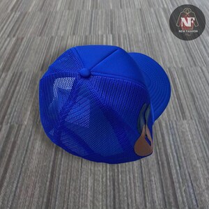 Gorra de camionero Gallery Dept. – Gorra snapback de malla azul, estilo urbano imagen 3