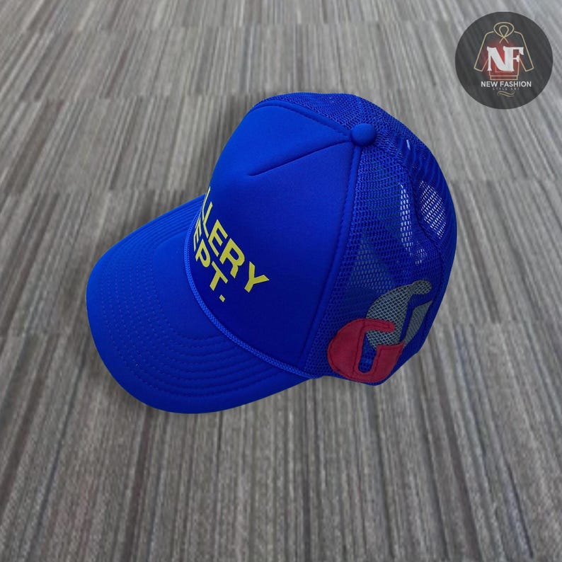 Gorra de camionero Gallery Dept. – Gorra snapback de malla azul, estilo urbano imagen 2