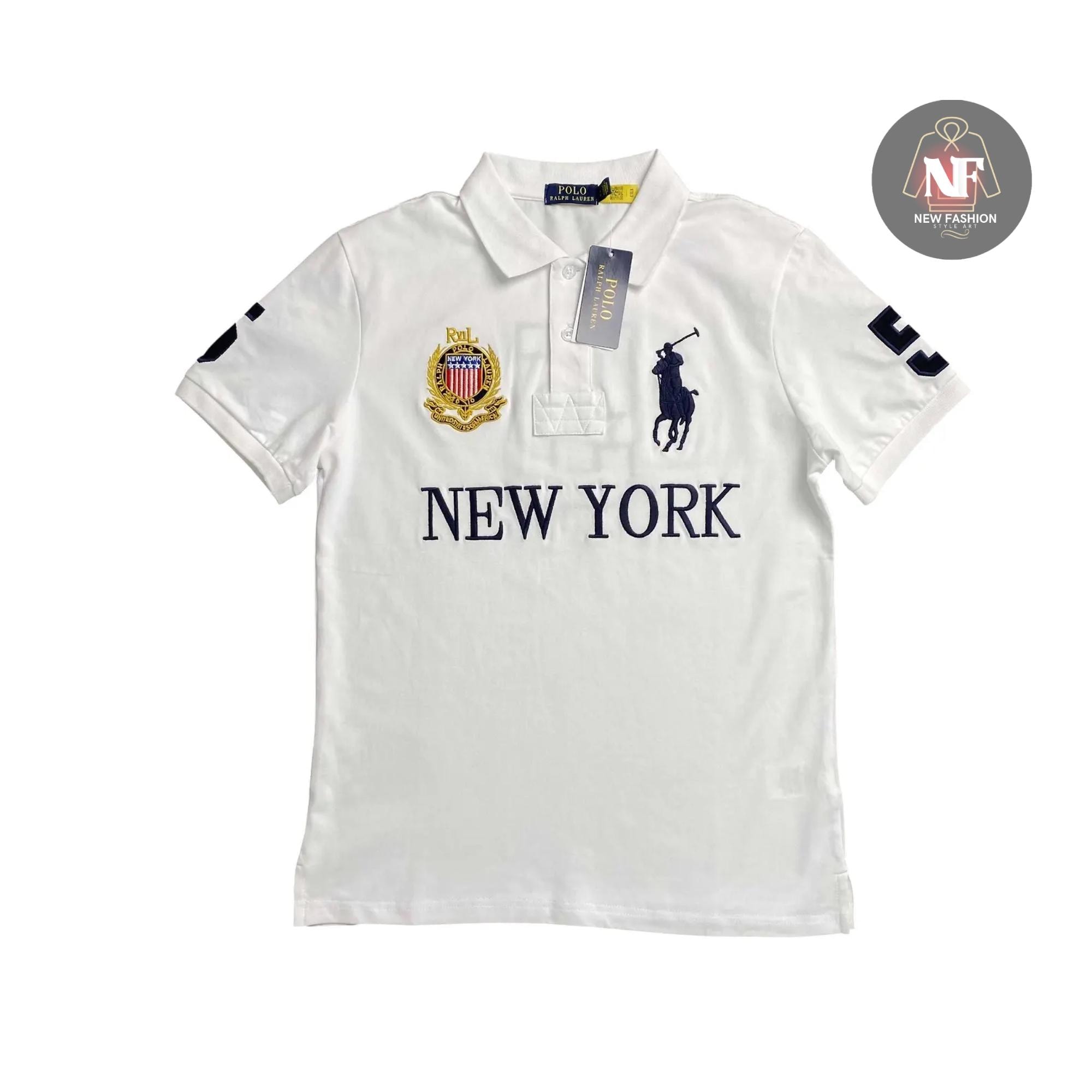 Vintage New York Polo Shirt | Classic 90s Preppy Streetwear Tee - Etsy