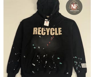 Sudadera reciclada Gallery Dept. – Jersey vintage de calle / Suéter urbano Y2K Gallery Dupe