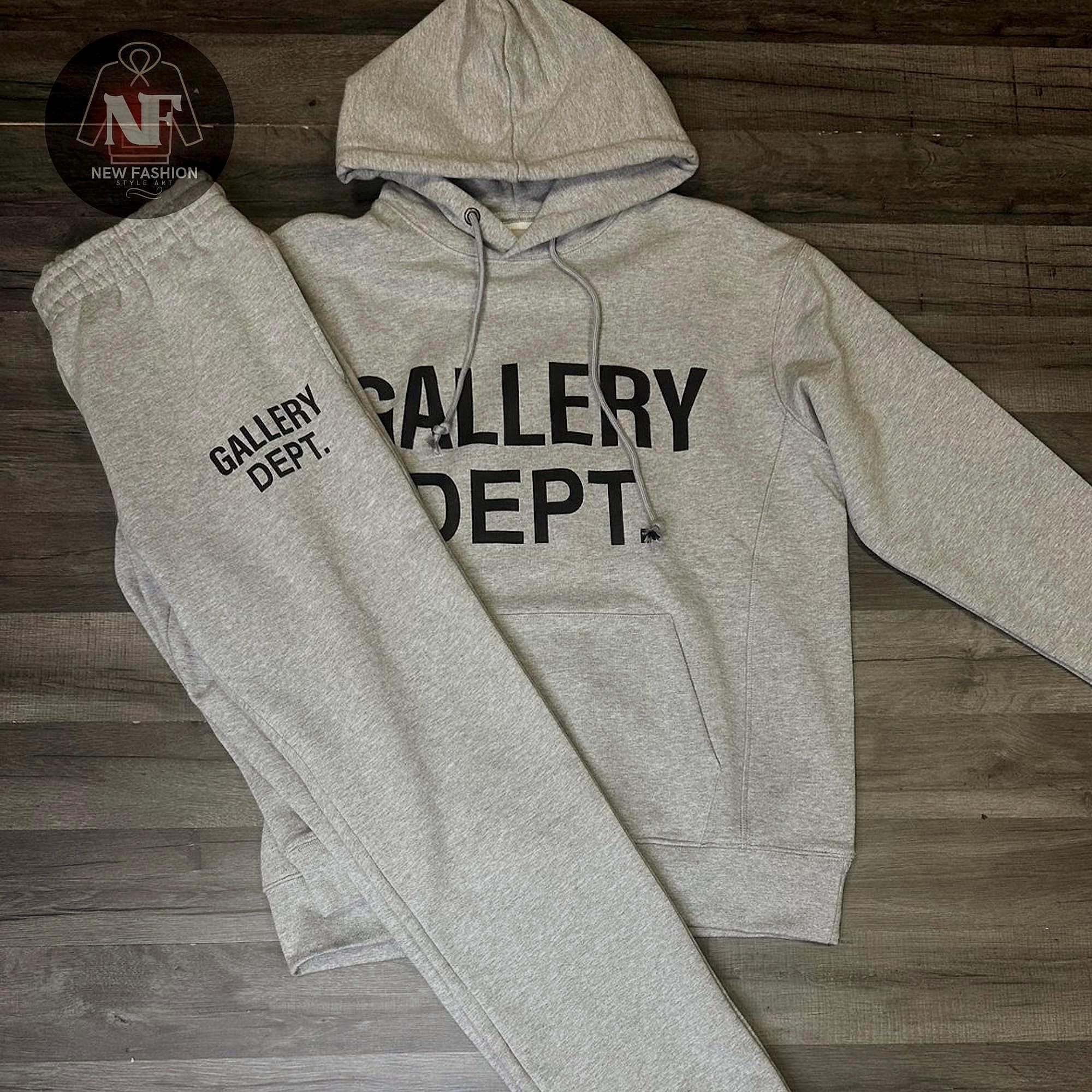 Gallery Dept. Tracksuit | Unisex Grey Hoodie and Sweatpants Set
