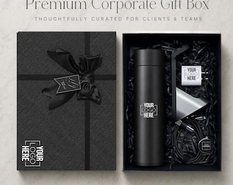 Coffret cadeau personnalisé pour équipe, coffret cadeau de reconnaissance et d'appréciation du personnel avec logo d'entreprise personnalisé