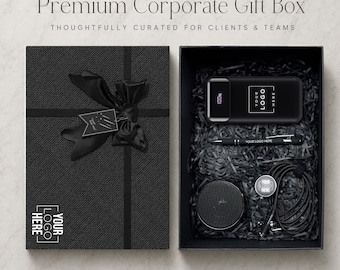 Coffret cadeau personnalisé pour remercier vos clients, coffret cadeau d'entreprise avec logo, commande en gros