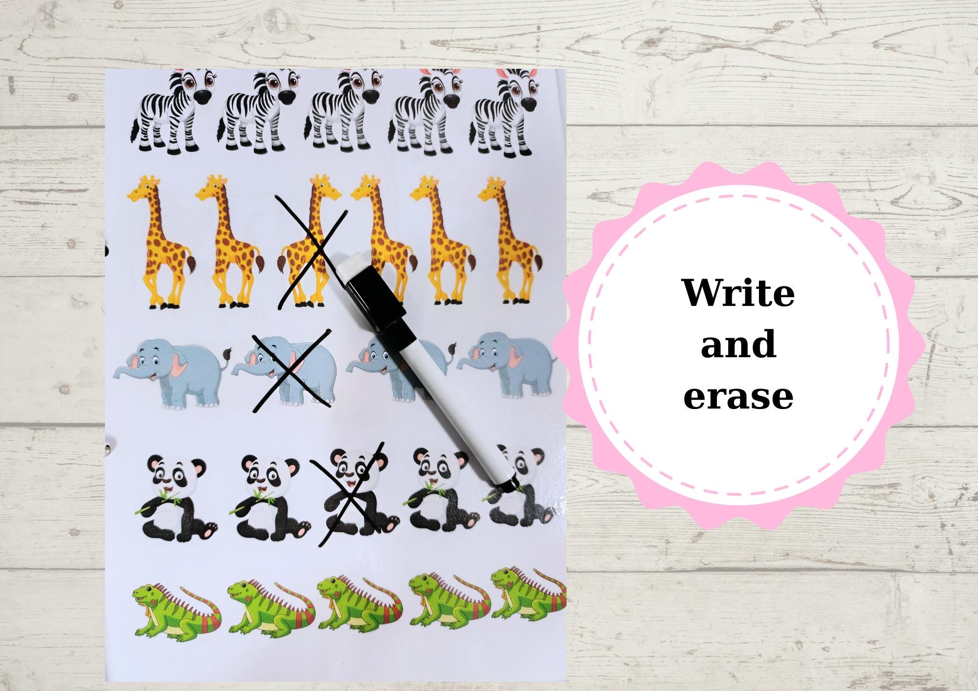Toddler Busy Book Printable | Zoo Animals Learning Binder PDF | 34 Fun ...