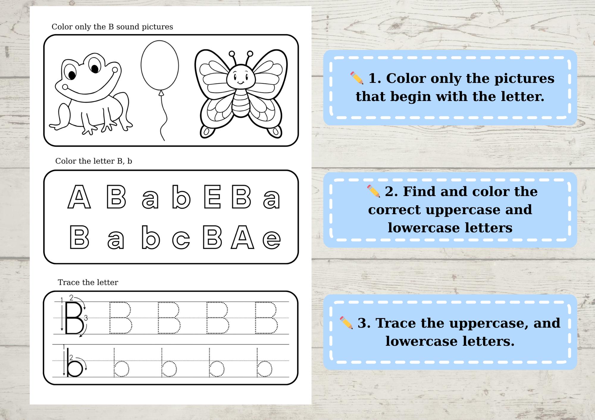 ABC Coloring Book for Kids | Alphabet Coloring & Tracing | Printable ...