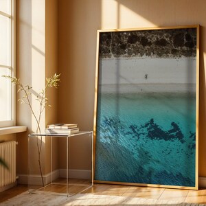 Ocean View Beach Photography Poster, Coastal Decor, Seaside Wall Art, Ocean Theme Art, Beach House Print, Sea Decor