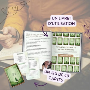 Voyage au cœur de ta nature intérieure  Jeu de 40 cartes d'introspection en version numérique