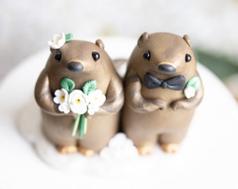 Groundhog Wedding Cake Topper - Groundhog Day Gift