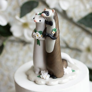 Ferret Wedding Cake Topper image 4