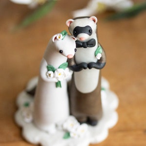 Ferret Wedding Cake Topper image 6