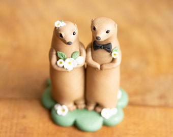 Prairie Dog Wedding Cake Topper - Prairie Dog Sculpture