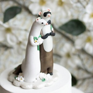 Ferret Wedding Cake Topper image 7