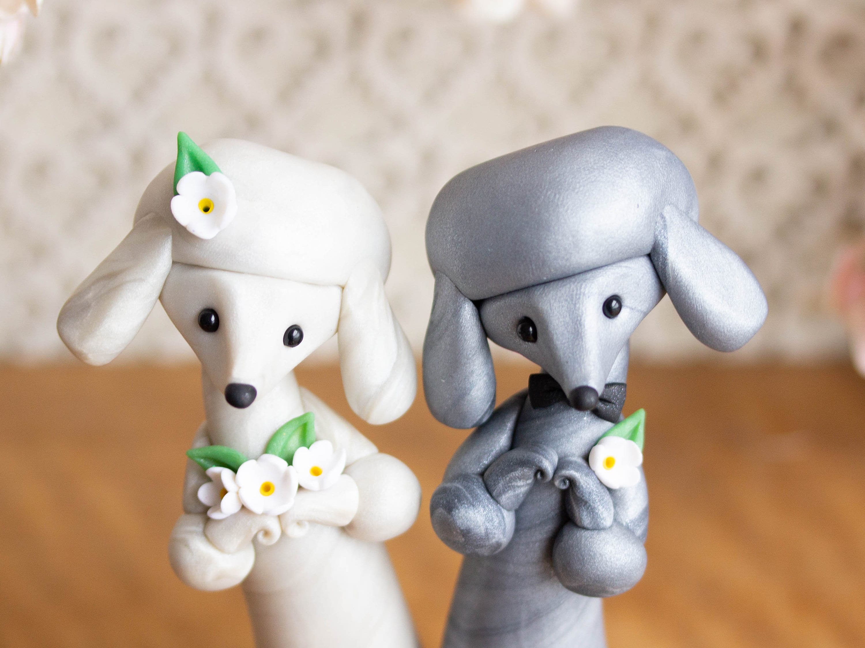 poodle cake topper