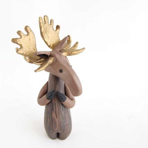 Moose Sculpture by Bonjour Poupette