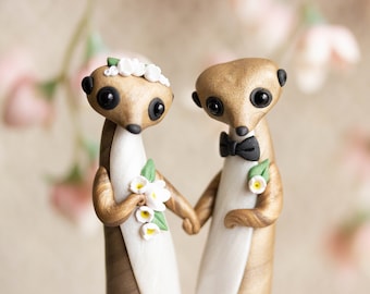 Meerkat Wedding Cake Topper