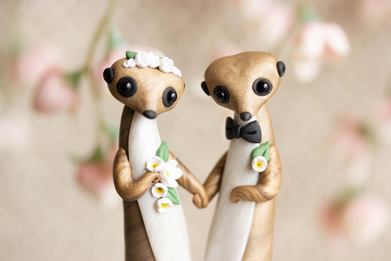 Meerkat Wedding Cake Topper image 1