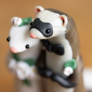 Ferret Wedding Cake Topper image 3