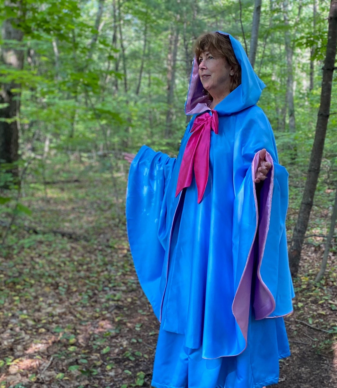 Blue Fairy Godmother Costume 40 Cape and Skirt - Etsy