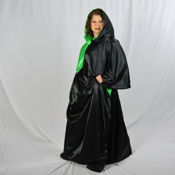 Wicked Witch Costume Adult Dress and Hat main image 1